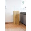 2260 11 dekorativni svicen sloup candela drevo vyska 100 cm hnedy candela