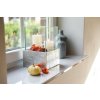 2266 12 svicen candelita sklolaminat vyska 29 cm stribrny lesk candelita