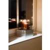 2266 13 svicen candelita sklolaminat vyska 29 cm stribrny lesk candelita
