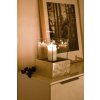 2266 14 svicen candelita sklolaminat vyska 29 cm stribrny lesk candelita