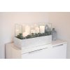 2269 12 dekoracni svicen candelito sklolaminat sirka 50 cm stribrny lesk