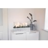 2269 13 dekoracni svicen candelito sklolaminat sirka 50 cm stribrny lesk