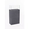 2275 15 dekoracni svicen sloup candela xl vlaknocement vyska 100 cm antracit vzhled kamene candela xl