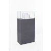 2275 17 dekoracni svicen sloup candela xl vlaknocement vyska 100 cm antracit vzhled kamene candela xl