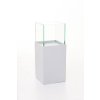 2386 4 svicen candelita sklolaminat vyska 45 cm bily mat candelita