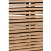 2392 11 dekoracni svicen sloup candela xl vyska 100 cm s prickami drevo natur candela xl