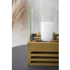2413 6 dekorativni svicen drevo vyska 29 cm natur candelita