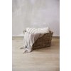 Dekorativní úložný koš CESTA, ratan, délka 50 cm, natur