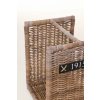 1975 5 kos na drevo lumber ratan delka 42 cm prirodni seda lumber