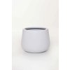 blumentopf fiberglas weiss matt girar 31x27 03