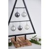 109759 4 dekoracni vanocni stromek noel vyska 58 cm praskovana ocel noel
