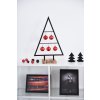 Dekorační vánoční stromek NOEL, výška 58 cm, práškovaná ocel