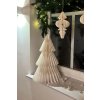 111409 dekorativni vanocni stromek papel tree papir prumer 39 x vyska 60 cm bila papel tree