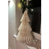 111409 1 dekorativni vanocni stromek papel tree papir prumer 39 x vyska 60 cm bila papel tree