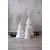 111409 3 dekorativni vanocni stromek papel tree papir prumer 39 x vyska 60 cm bila papel tree