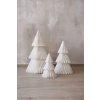 111409 5 dekorativni vanocni stromek papel tree papir prumer 39 x vyska 60 cm bila papel tree