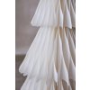 111409 7 dekorativni vanocni stromek papel tree papir prumer 39 x vyska 60 cm bila papel tree