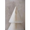 111412 1 dekorativni vanocni stromek papel tree papir prumer 52 x vyska 80 cm bila papel tree