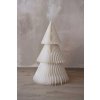 Dekorativní vánoční stromek PAPEL TREE, papír, průměr 52 x výška 80 cm, bílá