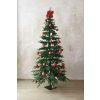 Umělá vánoční jedle PINSAPO, plast, výška 210 cm, zelená