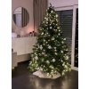 Umělý vánoční stromek NORDMANN LED, plast, výška 210 cm bez stojanu
