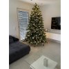 111451 9 umely vanocni stromek nordmann led vyska 240 cm bez stojanu nordmann led