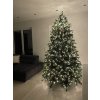 111451 11 umely vanocni stromek nordmann led vyska 240 cm bez stojanu nordmann led