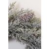 111457 1 umely venec redonda plast prumer 50 cm stribrna redonda