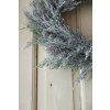 111457 5 umely venec redonda plast prumer 50 cm stribrna redonda
