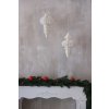 111391 7 vanocni ozdoba papel dekor papir prumer 16 x vyska 30 cm bila papel dekor