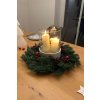 111427 5 vanocni venec bordino plast prumer 50 cm zeleny bordino