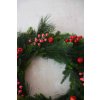 111424 4 vanocni venec serto plast prumer 70 cm zelena serto