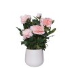 pfingstrose paeonien im cremefarbenen dekotopf rose peony 70cm 06