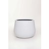 blumentopf fiberglas weiss matt girar 42x37 03