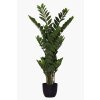 Umělý zamioculcas ZAMI, výška 120 cm, plast, zelená