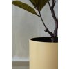 16485 3 kulaty kvetinac new rondo hlinik 45x45 cm bezovy