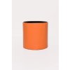 pflanzkuebel blumenkuebel rund aluminium orange new rondo 35x35 03