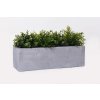 blumenkasten balkonkasten rechteckig fiberglas beton design grau flobo 60 1