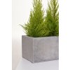 blumenkasten pflanzkasten fiberglas beton design grau 100x17x15 flobo 2