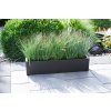 blumenkasten fensterbankkasten terrasse garten fiberglas anthrazit 80 8