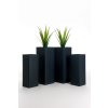 pflanzkuebel block zink anthrazit 65 80 1