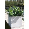 pflanzkuebel block fiberglas beton design grau 60 60 4