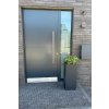 pflanzkuebel blumenkuebel fiberglas anthrazit block 75x30 hauseingang 3 kopie