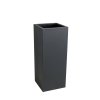 pflanzkuebel blumenkuebel pflanzsaeule fiberglas anthrazit block 75x30 03