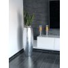 pflanzkuebel exklusiv magnum fiberglas silber hochglanz 80 wohnzimmer 4