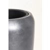 pflanzkuebel exklusiv pflanzgefaess bodenvase silber anthrazit seidenmatt fiberglas cavita 34x97 04