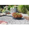 pflanzschale schale rund anthrazit fiberglas kiesbeet garten circulo 10x50 2