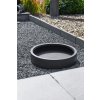 pflanzschale schale rund anthrazit fiberglas kiesbeet garten circulo 10x50 6