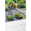 pflanzschale schale rund anthrazit fiberglas kiesbeet garten circulo 10x50 10