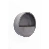 wandblumentopf wandkuebel wandgefaess haengend grau fiberglas 30x9 4